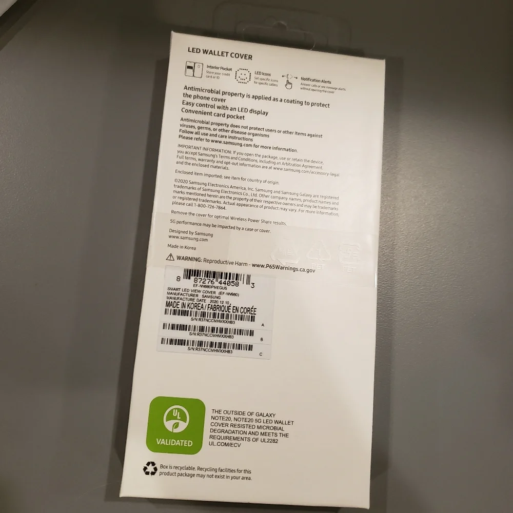 COPY - Samsung LED wallet case